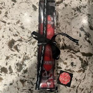 Ed Hardy Black and Red Umbrella Gift Set